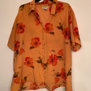Indulgence large floral blouse.